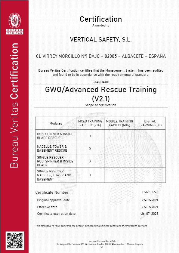 Logo de Vertical Safety
